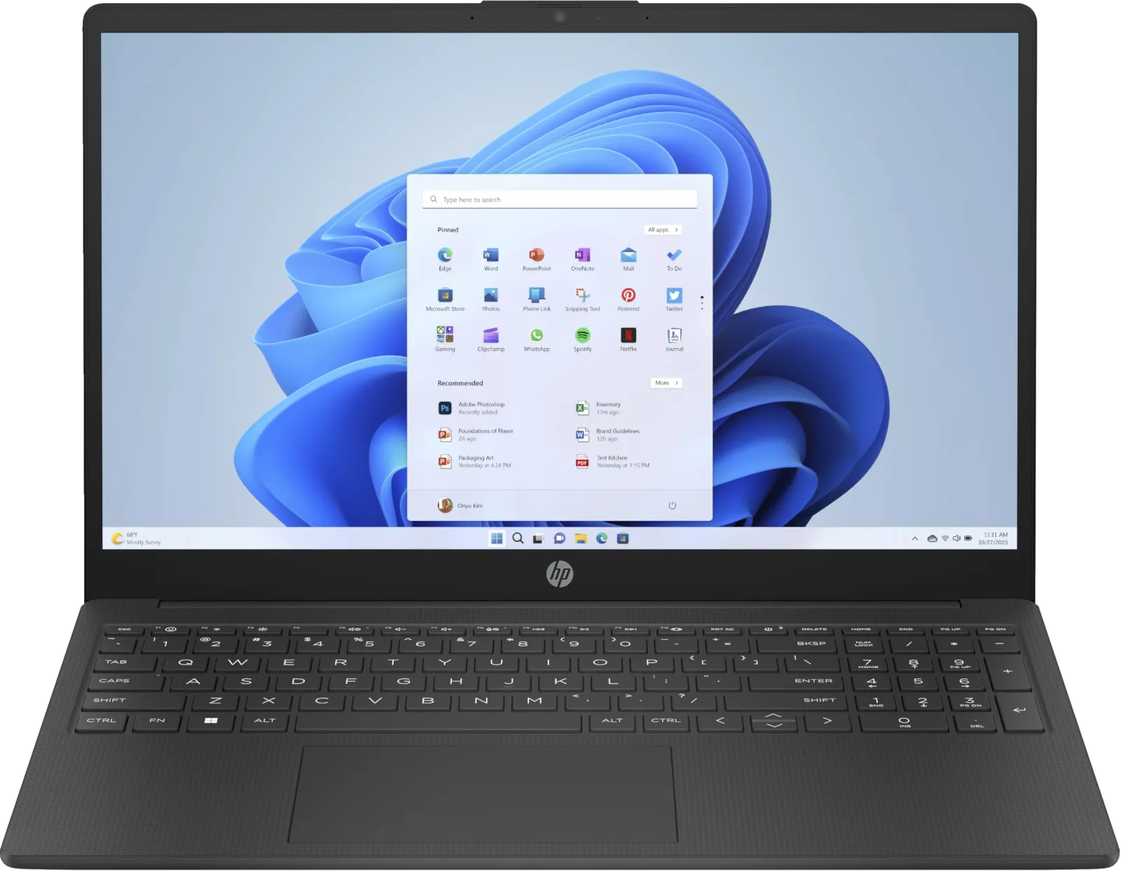 HP Laptop 15-fc0809no 15.6"